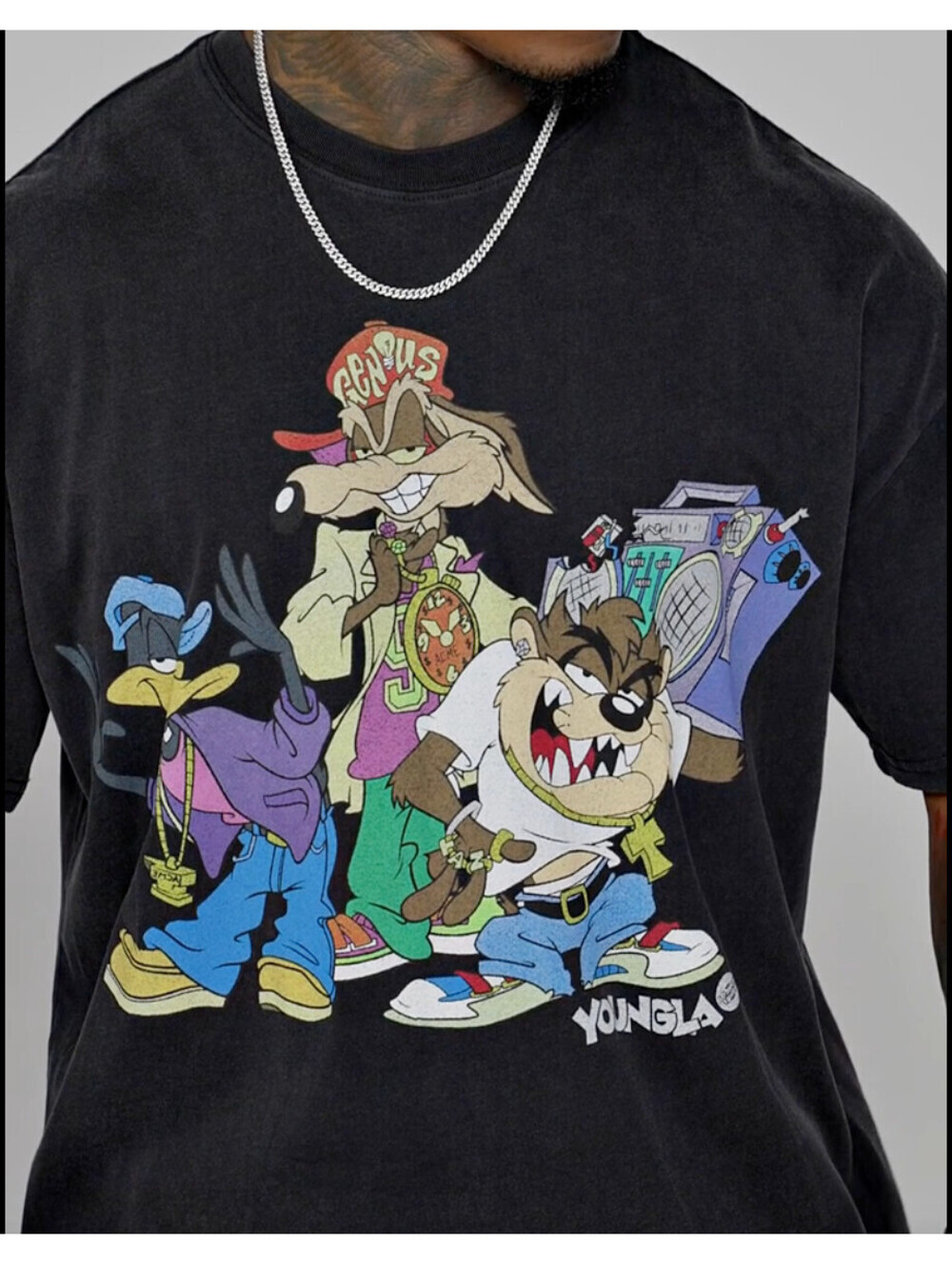 YoungLA- Medium- Looney Crew- 4291 - Looney Tunes Vintage Tees- IN HAND!